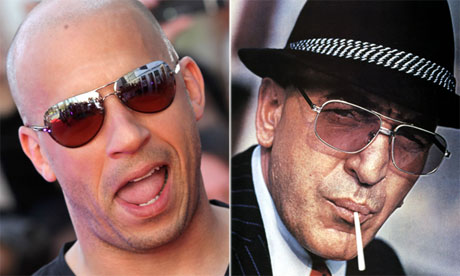 Who loves ya, baby?  Vin Diesel and, left, Telly Savalas as Kojak.