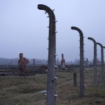 General view of former German Nazi concentration and extermination camp Auschwitz-Birkenau near Oswiecim