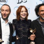 Emmanuel Lubezki, Emma Stone, Alejandro Gonzalez Inarritu